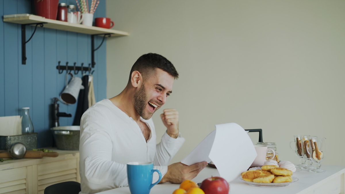 Fit muž s dobrou výživou